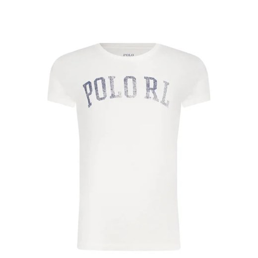 POLO RALPH LAUREN T-shirt | Regular Fit ze sklepu Gomez Fashion Store w kategorii Bluzki dziewczęce - zdjęcie 172752847