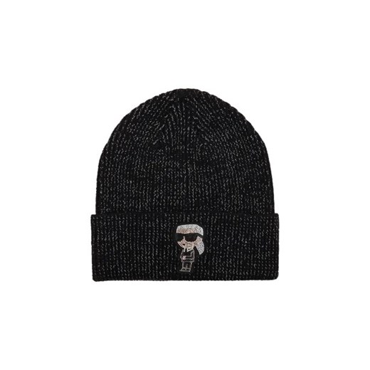 Karl Lagerfeld Wełniana czapka k/ikonik 2.0 lur ze sklepu Gomez Fashion Store w kategorii Czapki zimowe damskie - zdjęcie 172753987