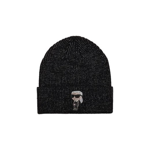 Karl Lagerfeld Wełniana czapka k/ikonik 2.0 lur Karl Lagerfeld One Size wyprzedaż Gomez Fashion Store