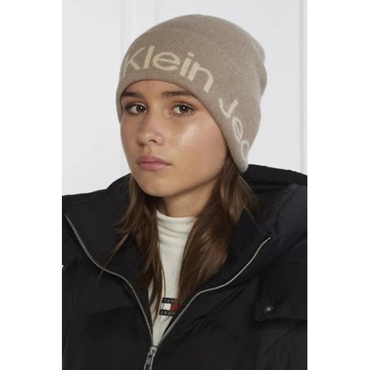 CALVIN KLEIN JEANS Czapka | z dodatkiem wełny i kaszmiru One Size okazja Gomez Fashion Store