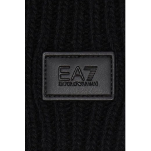 EA7 Wełniana czapka M wyprzedaż Gomez Fashion Store