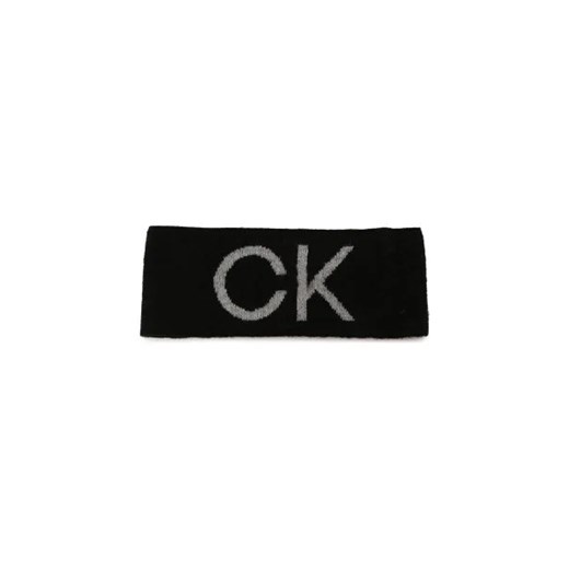 Calvin Klein Dwustronna opaska ELEVATED MONOGRAM | z dodatkiem wełny ze sklepu Gomez Fashion Store w kategorii Opaski damskie - zdjęcie 172756955