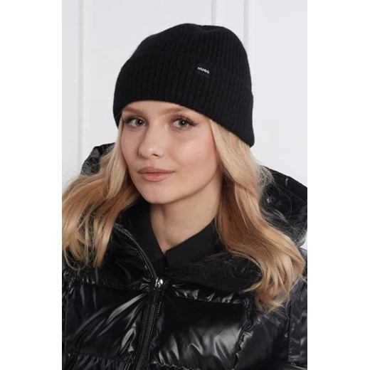 HUGO Czapka Women-X 792 | z dodatkiem wełny i kaszmiru One Size okazja Gomez Fashion Store