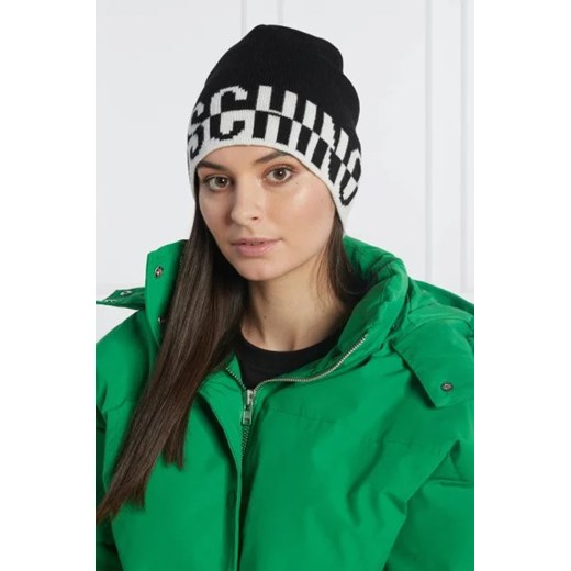 Moschino Czapka | z dodatkiem wełny i kaszmiru Moschino One Size promocyjna cena Gomez Fashion Store