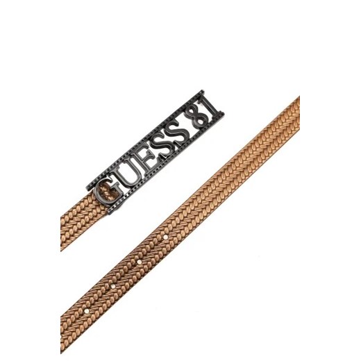 GUESS Pasek ELLY | z dodatkiem skóry Guess S promocja Gomez Fashion Store