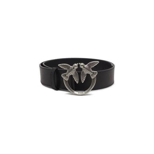Pinko Skórzany pasek LOVE BERRY H4 BELT VITELLO SET Pinko L wyprzedaż Gomez Fashion Store