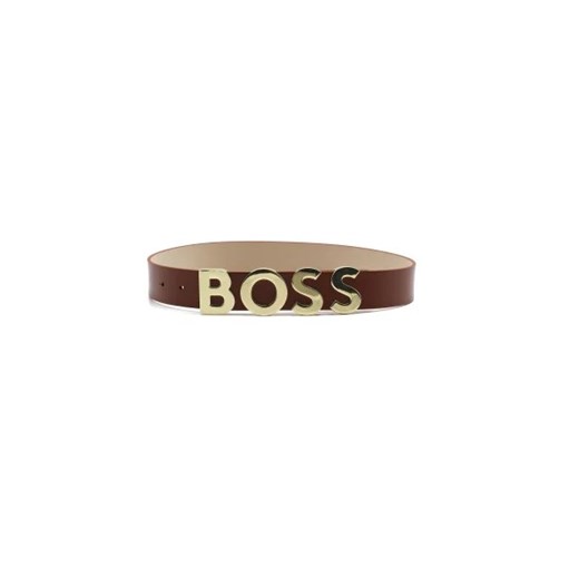 BOSS BLACK Skórzany pasek BOSS-Bold Belt 3,5cm 90 wyprzedaż Gomez Fashion Store