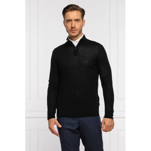 Emporio Armani Wełniany sweter | Regular Fit ze sklepu Gomez Fashion Store w kategorii Swetry męskie - zdjęcie 172773097