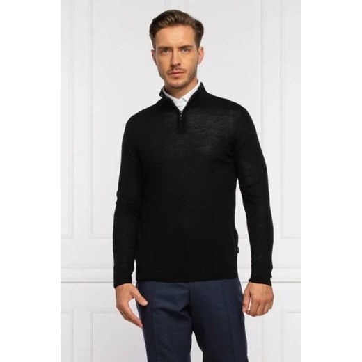 Emporio Armani Wełniany sweter | Regular Fit Emporio Armani M okazyjna cena Gomez Fashion Store