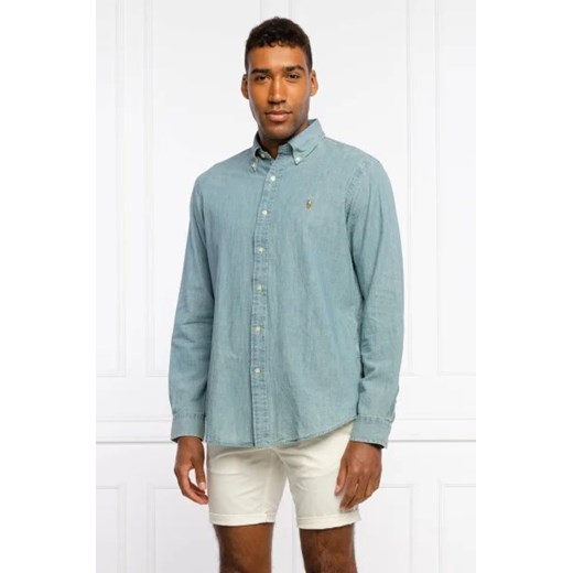 POLO RALPH LAUREN Koszula | Custom fit | denim ze sklepu Gomez Fashion Store w kategorii Koszule męskie - zdjęcie 172773635