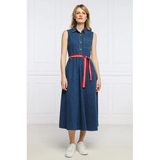 Liu Jo Sukienka z paskiem DRESS | denim Liu Jo 36 promocja Gomez Fashion Store