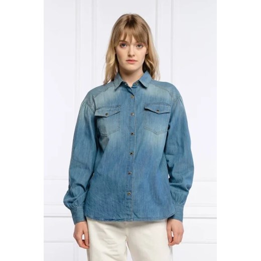 Pinko Koszula CHER 2 | Regular Fit | denim ze sklepu Gomez Fashion Store w kategorii Koszule damskie - zdjęcie 172775969