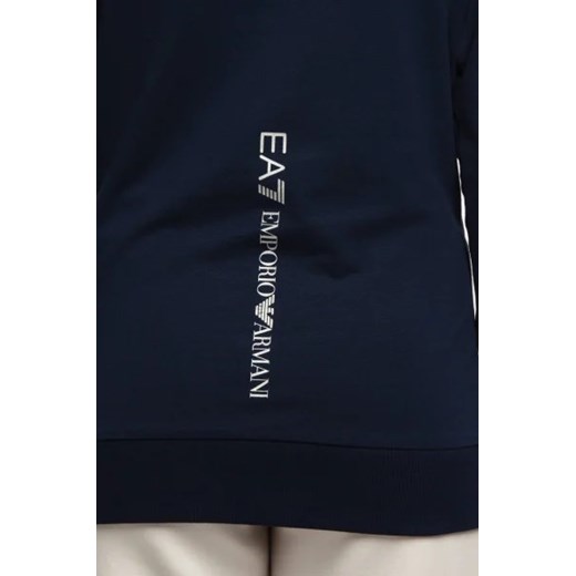 Bluza damska Emporio Armani granatowa z elastanu