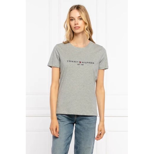 Tommy Hilfiger T-shirt | Regular Fit ze sklepu Gomez Fashion Store w kategorii Bluzki damskie - zdjęcie 172776246