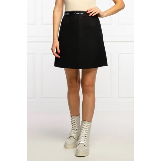 Calvin Klein Spódnica | z dodatkiem wełny ze sklepu Gomez Fashion Store w kategorii Spódnice - zdjęcie 172776699