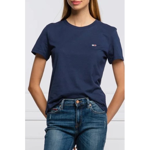 Tommy Jeans T-shirt | Regular Fit ze sklepu Gomez Fashion Store w kategorii Bluzki damskie - zdjęcie 172777497