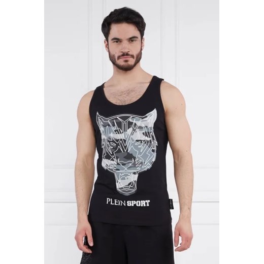 Plein Sport Tank top | Regular Fit ze sklepu Gomez Fashion Store w kategorii T-shirty męskie - zdjęcie 172778995