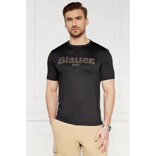 BLAUER T-shirt MANICA CORTA | Regular Fit | stretch ze sklepu Gomez Fashion Store w kategorii T-shirty męskie - zdjęcie 172780059