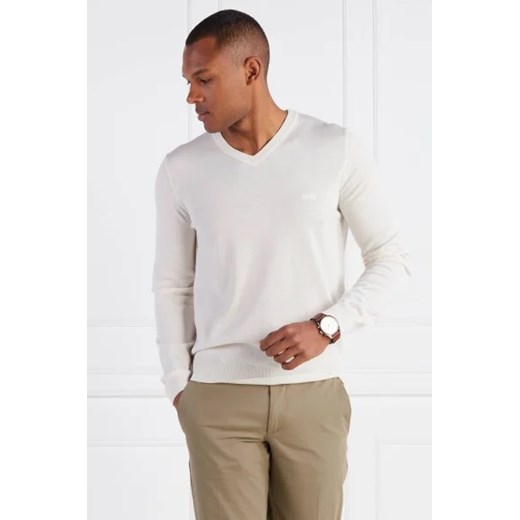 BOSS BLACK Wełniany sweter Baram-L | Regular Fit M Gomez Fashion Store