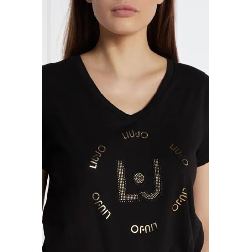 Liu Jo Sport T-shirt | Regular Fit S promocja Gomez Fashion Store