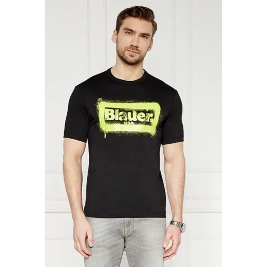 BLAUER T-shirt MANICA CORTA | Regular Fit ze sklepu Gomez Fashion Store w kategorii T-shirty męskie - zdjęcie 172781498