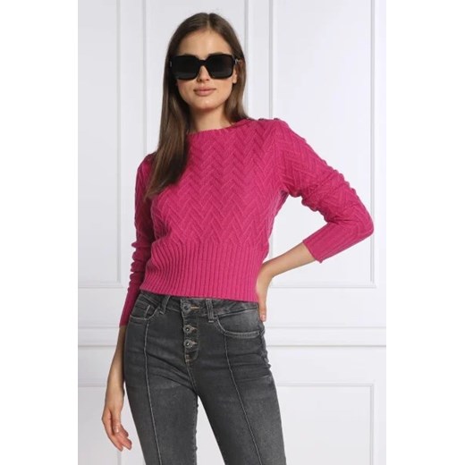 Liu Jo Sweter CHIUSA | Regular Fit | z dodatkiem wełny ze sklepu Gomez Fashion Store w kategorii Swetry damskie - zdjęcie 172781517
