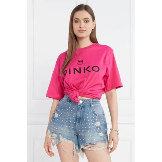 Pinko T-shirt | Regular Fit ze sklepu Gomez Fashion Store w kategorii Bluzki damskie - zdjęcie 172781735