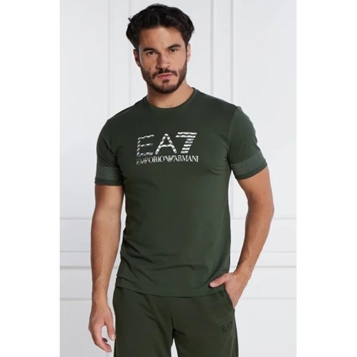 EA7 T-shirt | Regular Fit XXL promocyjna cena Gomez Fashion Store