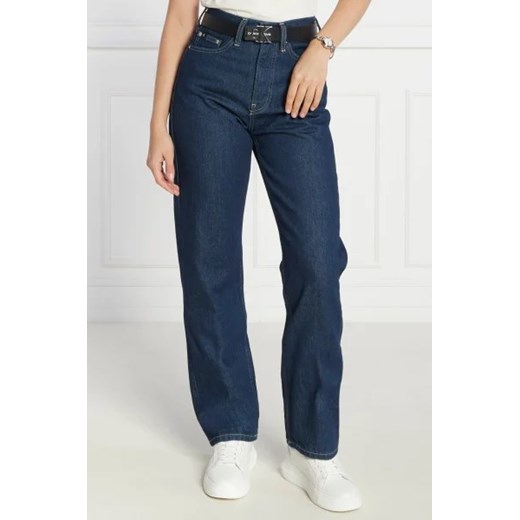 CALVIN KLEIN JEANS Jeansy | Straight fit | high rise ze sklepu Gomez Fashion Store w kategorii Jeansy damskie - zdjęcie 172782437
