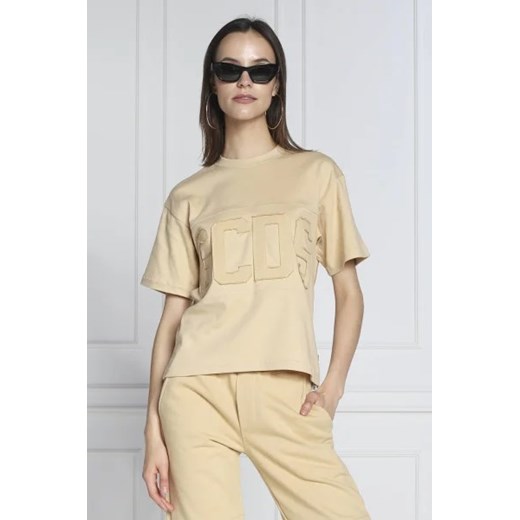 GCDS T-shirt | Regular Fit ze sklepu Gomez Fashion Store w kategorii Bluzki damskie - zdjęcie 172782465
