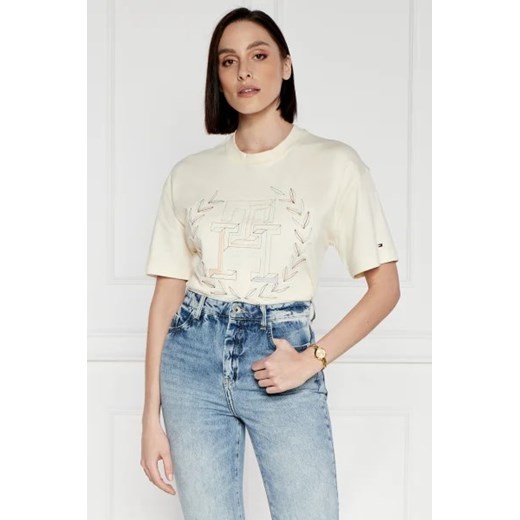 Tommy Hilfiger T-shirt Laurel | Oversize fit ze sklepu Gomez Fashion Store w kategorii Bluzki damskie - zdjęcie 172782959