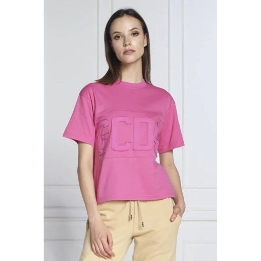GCDS T-shirt | Regular Fit ze sklepu Gomez Fashion Store w kategorii Bluzki damskie - zdjęcie 172782979