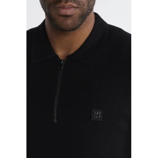 HUGO Polo Sastor | Regular Fit | z dodatkiem wełny XXL wyprzedaż Gomez Fashion Store