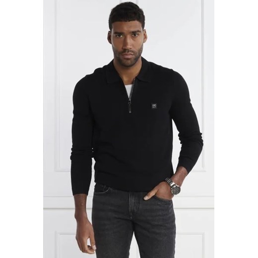 HUGO Polo Sastor | Regular Fit | z dodatkiem wełny XL promocyjna cena Gomez Fashion Store