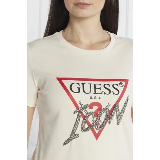 Bluzka damska Guess z bawełny