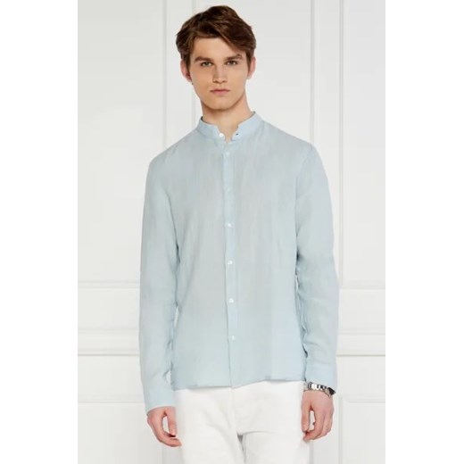 HUGO Lniana koszula Elvory | Slim Fit ze sklepu Gomez Fashion Store w kategorii Koszule męskie - zdjęcie 172783989