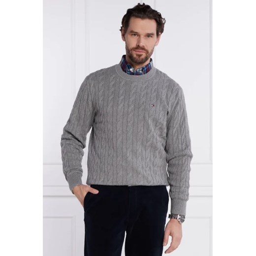 Tommy Hilfiger Sweter CLASSIC CABLE | Regular Fit Tommy Hilfiger S promocyjna cena Gomez Fashion Store