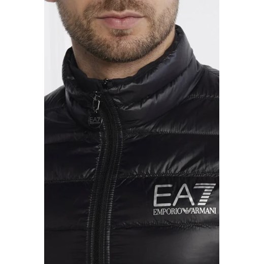 EA7 Puchowy bezrękawnik | Regular Fit S promocja Gomez Fashion Store