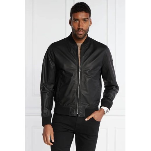 Joop! Skórzana kurtka bomber 17 Pios | Regular Fit ze sklepu Gomez Fashion Store w kategorii Kurtki męskie - zdjęcie 172784609