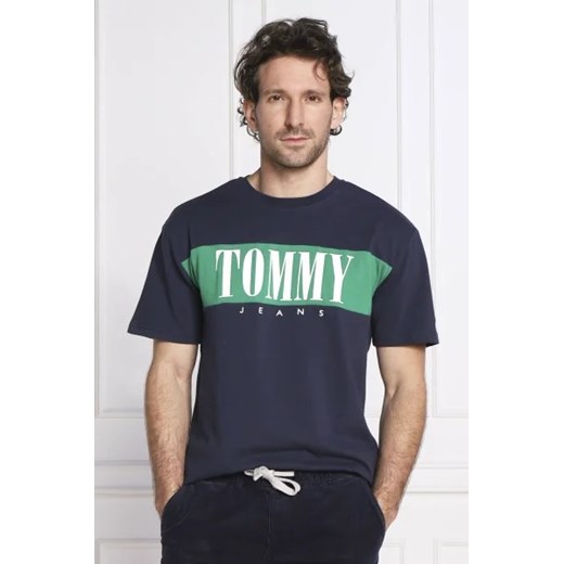 Tommy Jeans T-shirt COLORBLOCK | Regular Fit ze sklepu Gomez Fashion Store w kategorii T-shirty męskie - zdjęcie 172784979