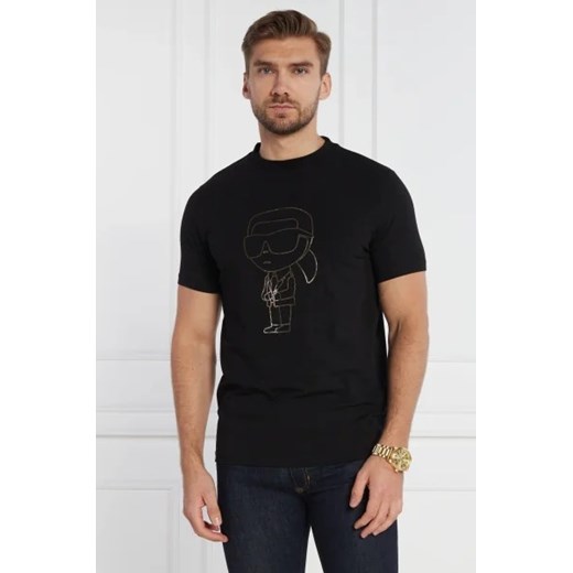 Karl Lagerfeld T-shirt CREWNECK | Regular Fit ze sklepu Gomez Fashion Store w kategorii T-shirty męskie - zdjęcie 172785175