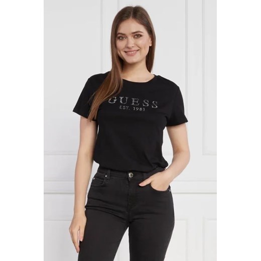 GUESS T-shirt | Regular Fit ze sklepu Gomez Fashion Store w kategorii Bluzki damskie - zdjęcie 172785278