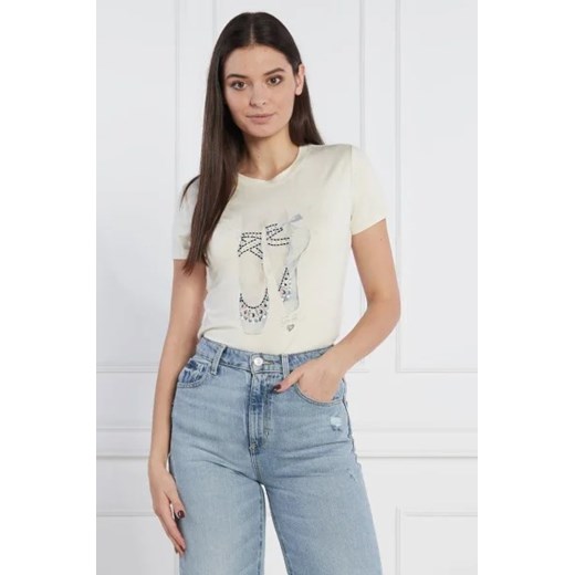 Twinset U&B T-shirt | Regular Fit ze sklepu Gomez Fashion Store w kategorii Bluzki damskie - zdjęcie 172785567