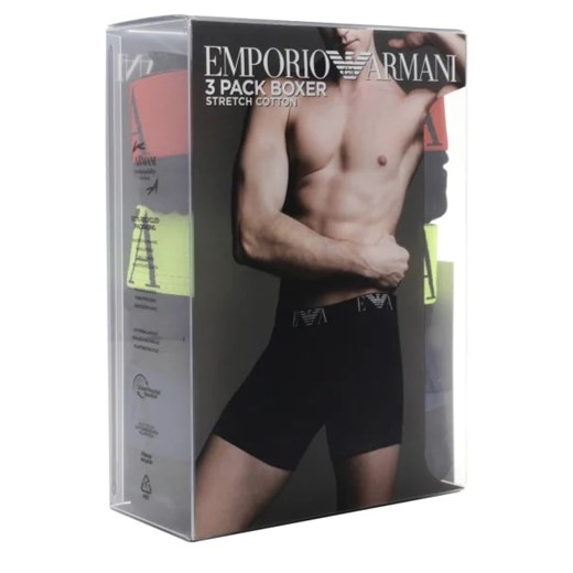 Emporio Armani Bokserki 3-pack Emporio Armani M okazyjna cena Gomez Fashion Store