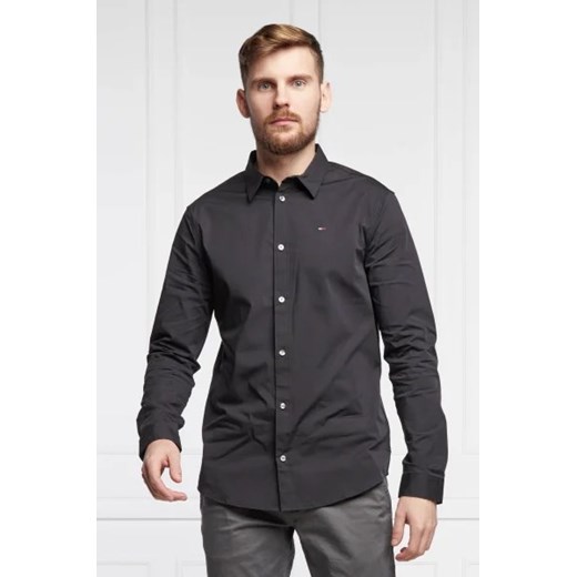 Koszula męska Tommy Jeans z elastanu 