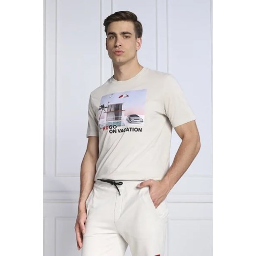 HUGO T-shirt Dunshine | Regular Fit L promocyjna cena Gomez Fashion Store