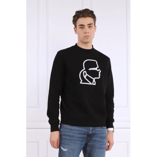 Karl Lagerfeld Bluza SWEAT CREWNECK | Regular Fit ze sklepu Gomez Fashion Store w kategorii Bluzy męskie - zdjęcie 172786346