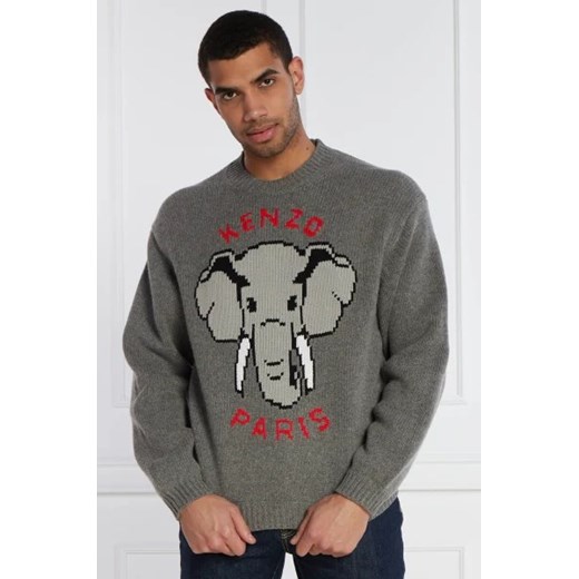Kenzo Wełniany sweter | Comfort fit ze sklepu Gomez Fashion Store w kategorii Swetry męskie - zdjęcie 172786666