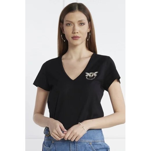 Pinko T-shirt | Regular Fit ze sklepu Gomez Fashion Store w kategorii Bluzki damskie - zdjęcie 172787407