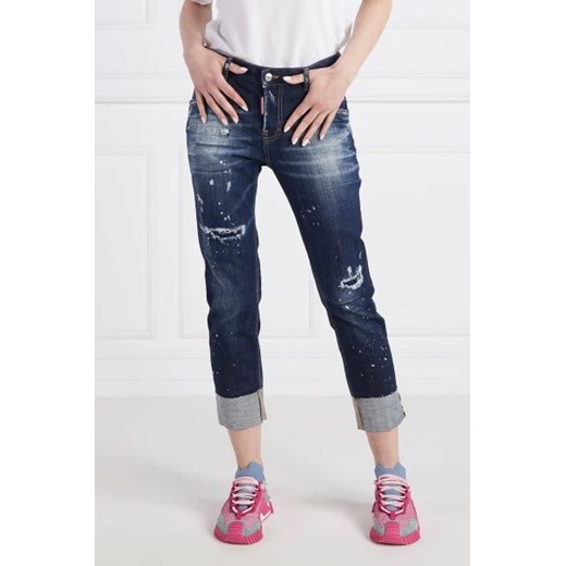 Dsquared2 Jeansy cool girl | Cropped Fit | low rise Dsquared2 42 okazja Gomez Fashion Store